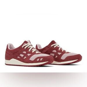 NWT ASICS GEL LYTE 3 OG in BEET RED SZ 9